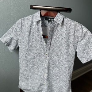 Beverly Hills Polo Club short sleeve S patterned button down shirt